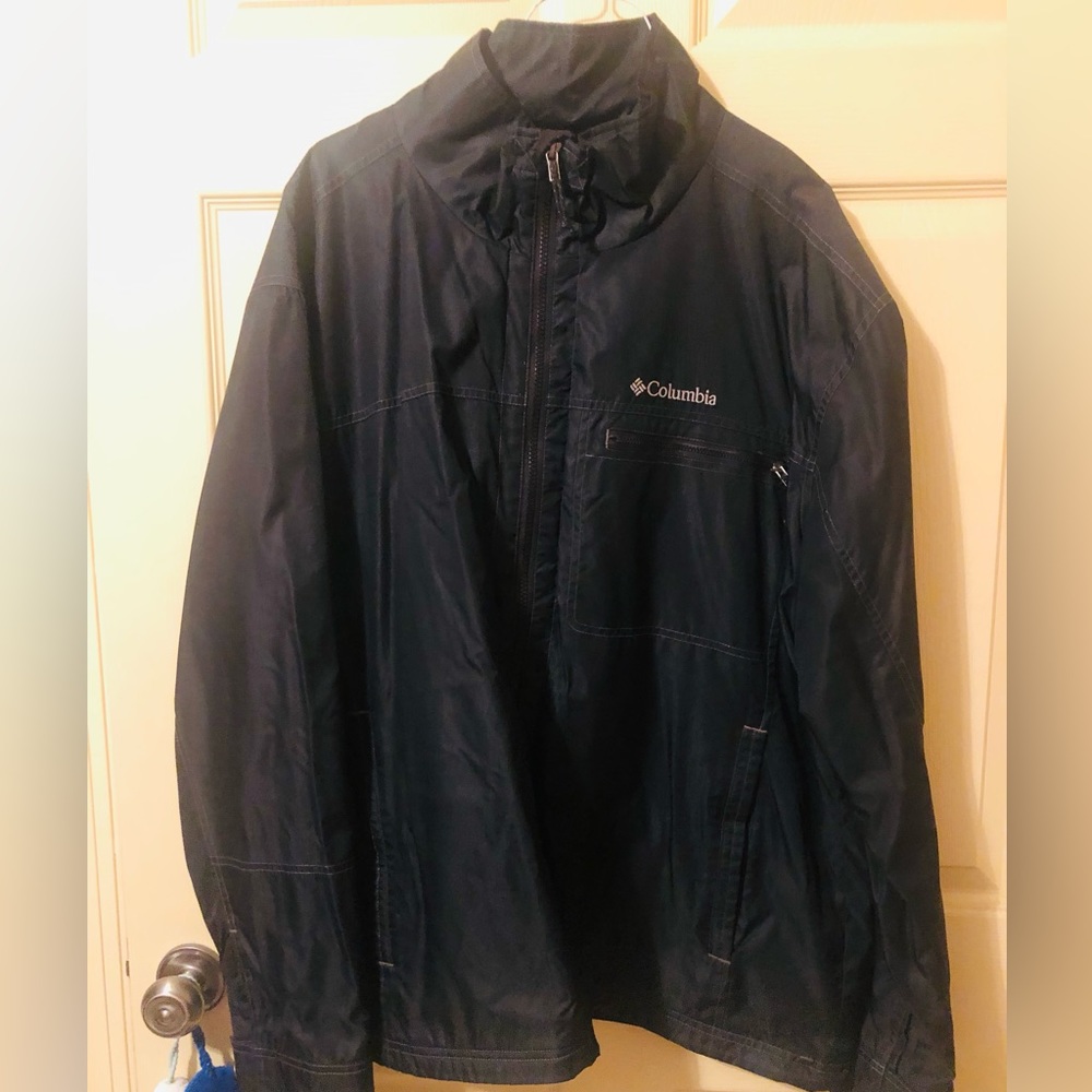 Columbia Men’s Rain Jacket , black, Size XL